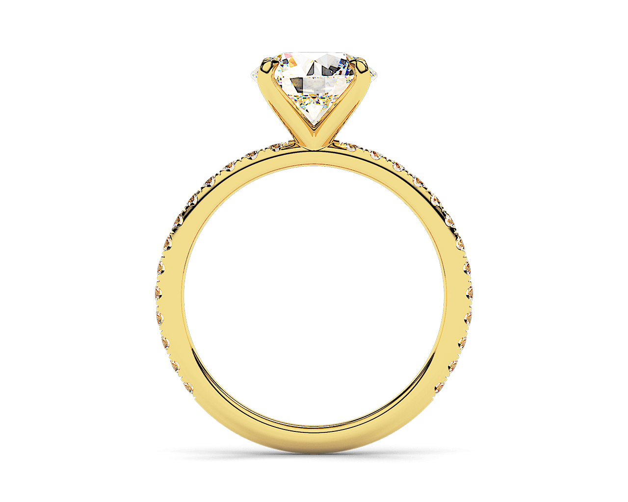 The Grace Pave Solitaire