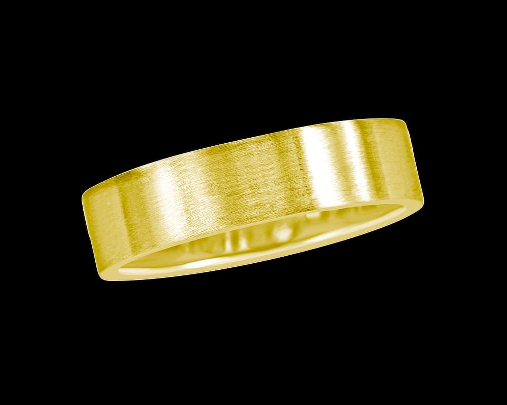 The Blake Brushed Wedding Band