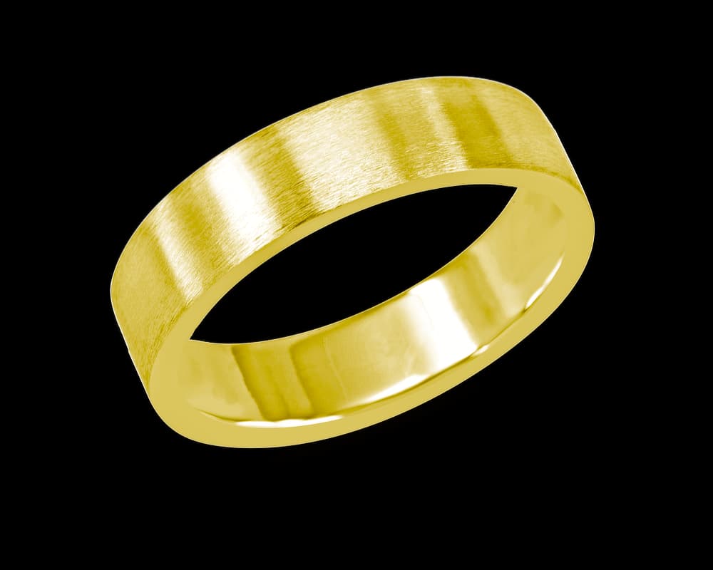 The Blake Brushed Wedding Band