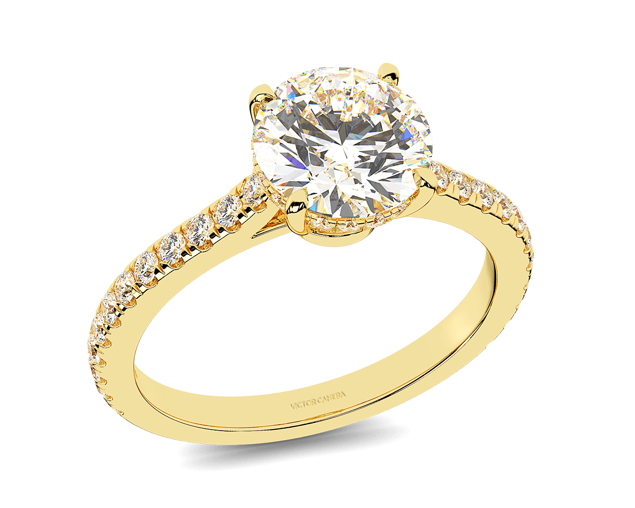 The Evelyn Pave Solitaire