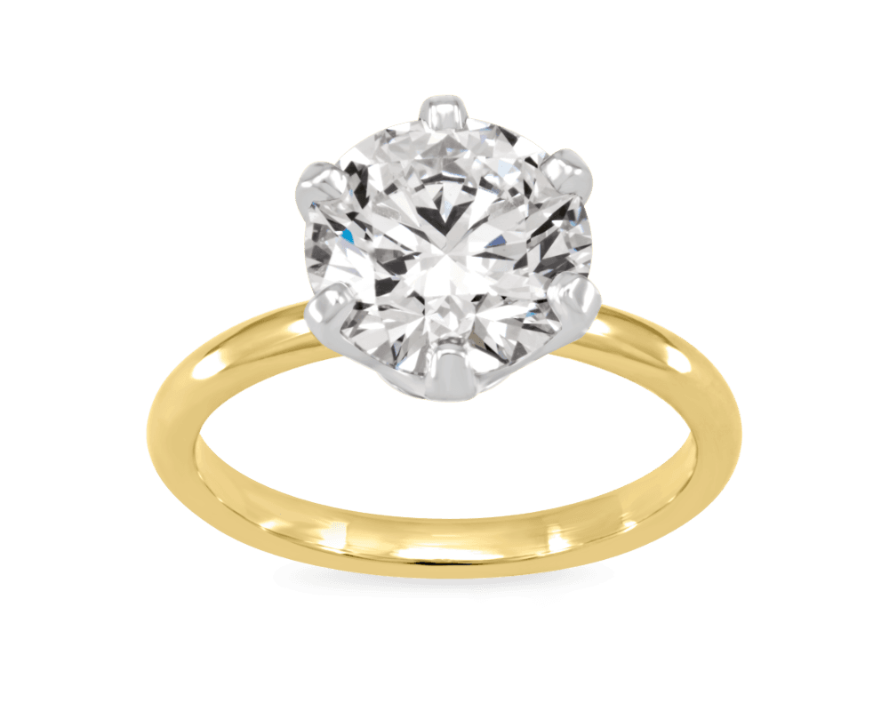 The Gabriella Six Prong Solitaire
