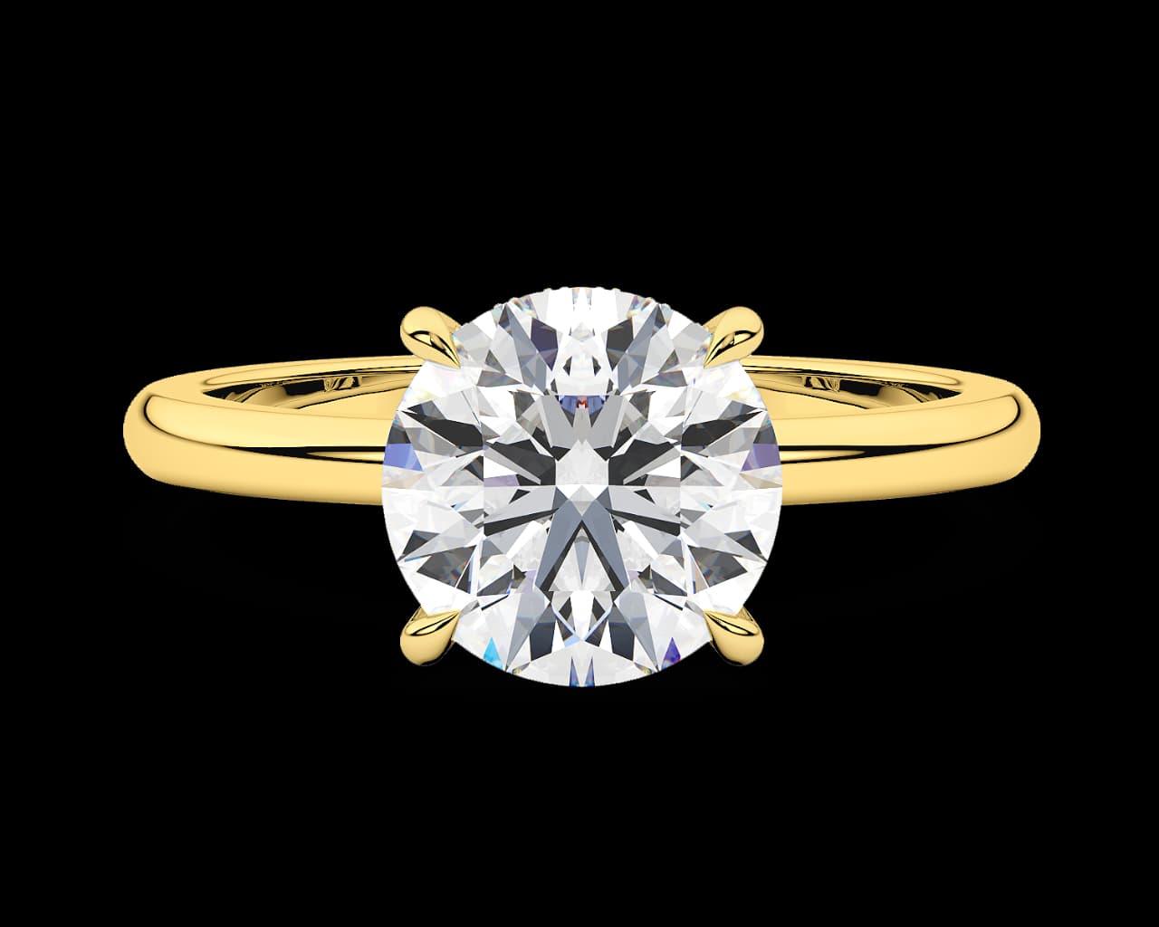 The Geneve Soltaire with Hidden Halo