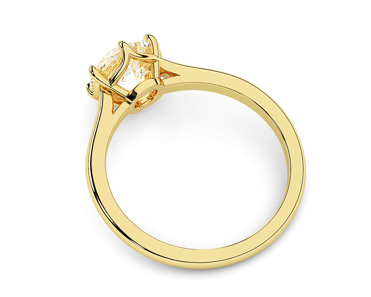 The Liana Six Prong Solitaire