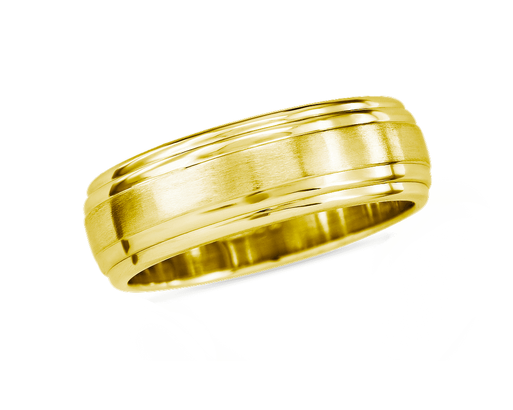 Men's Double Edge Wedding Band